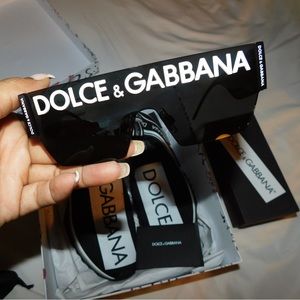 DOLCE & GABBANA LOGO SUNGLASSES